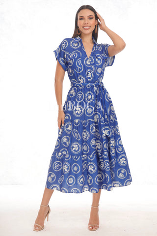 VESTIDO MIDI BLE SEA