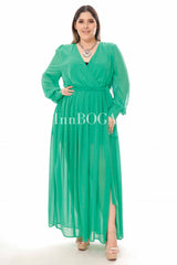 MAXIVESTIDO GREEN CLASIC