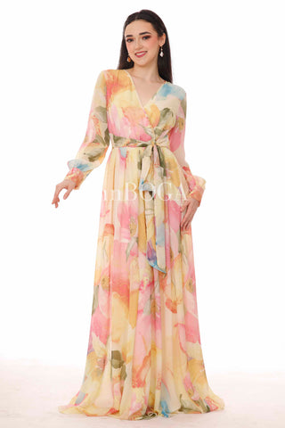 MAXIVESTIDO MULTICOLOR