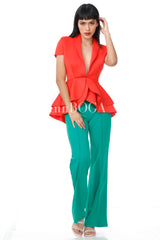 PANTALON ALTE VERDE